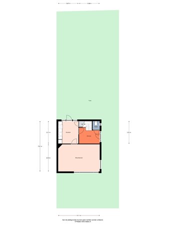 Floorplan - Koningin Wilhelminastraat 9, 3751 DD Bunschoten-Spakenburg